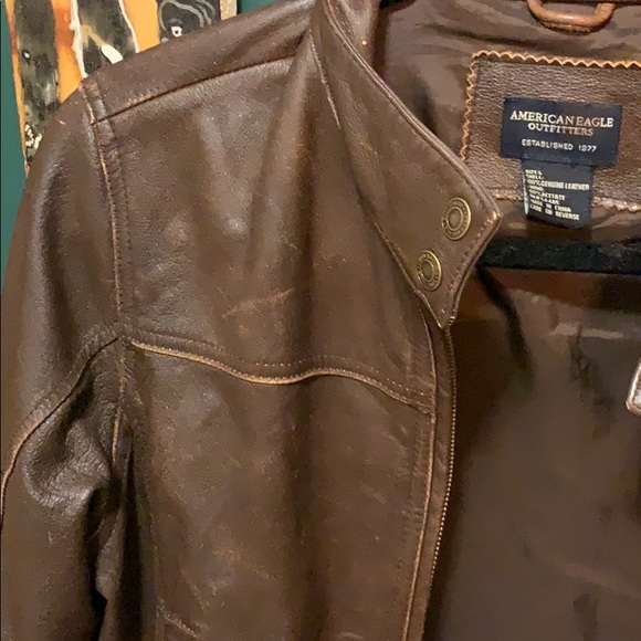 Real leather jacket - Picture 3 of 4